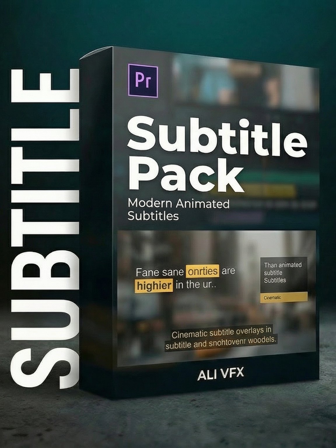 Fast Subtitles Preset for Premiere Pro | Fast & Easy product image (1)