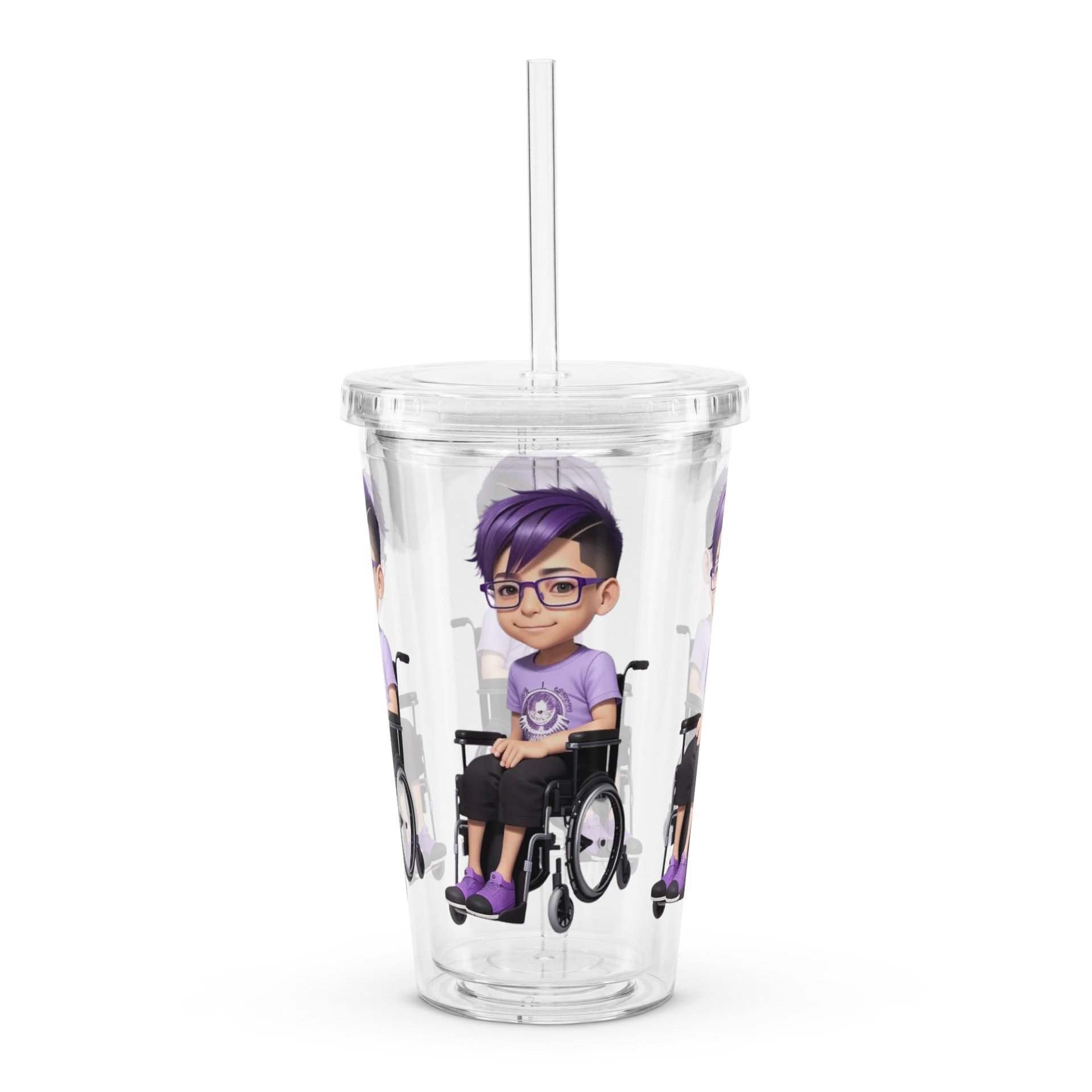 Enigma Clear Plastic Tumbler product image (4)
