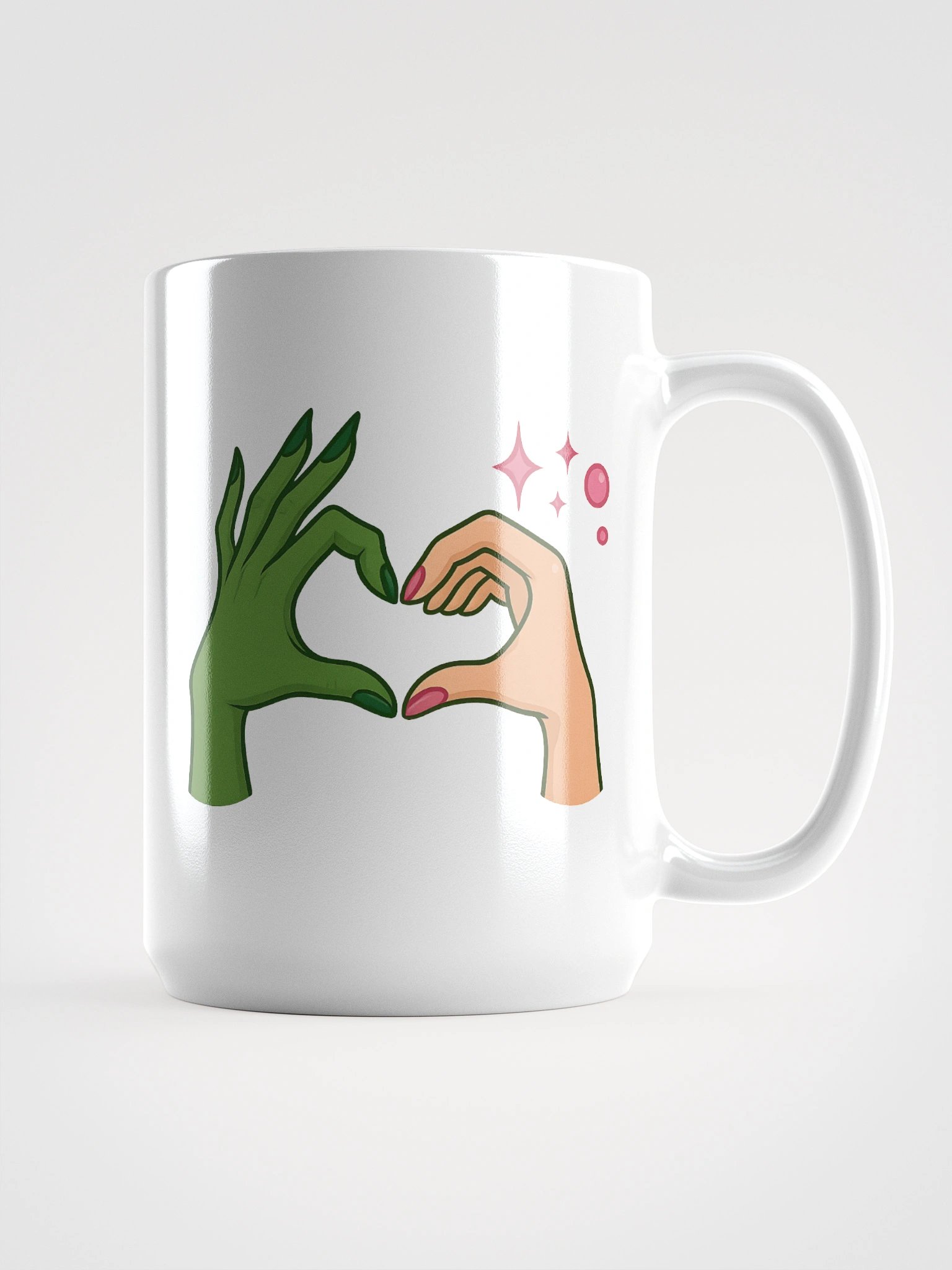 White Wicked Mug – Elphaba & Glinda Friendship – Broadway Coffee Gift product image (1)