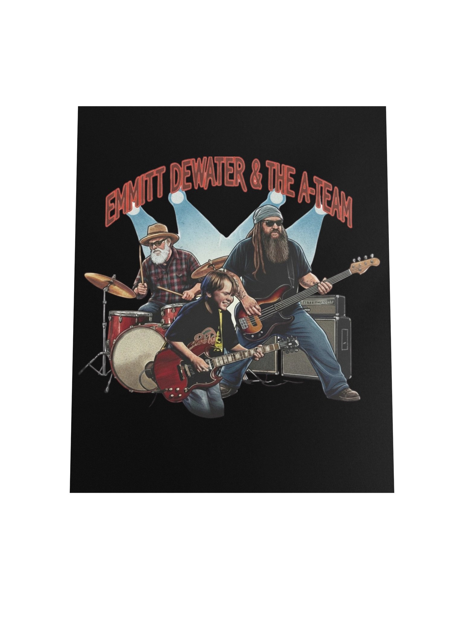 Emmitt DeWater & The A-Team 16×20 Matte Poster product image (4)