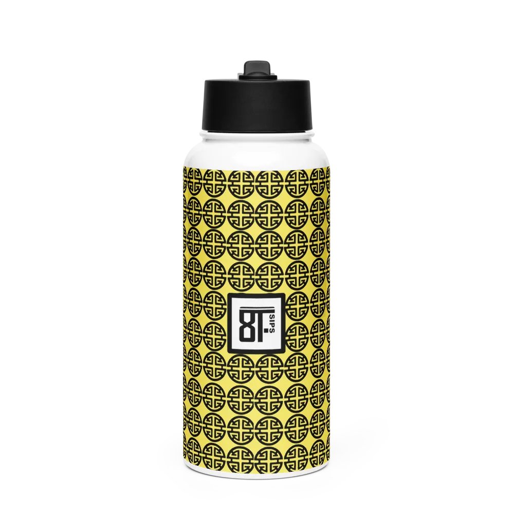 8T Sips Prosperity Stainless Steel Water Bottle product image (1)