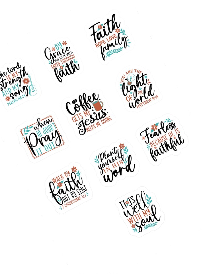 Faithful Reminders Sticker Sheet product image (1)