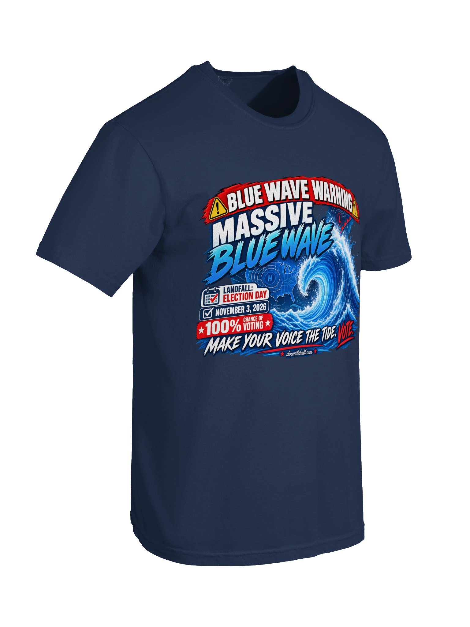 Blue Wave Warning Tee product image (14)