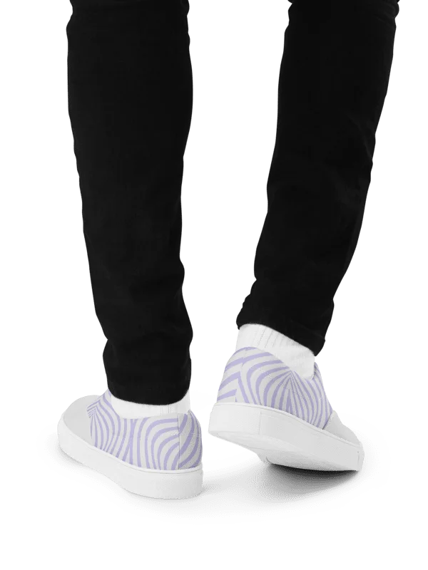 Symmetric Waves Men's Canvas Shoes product image (9)
