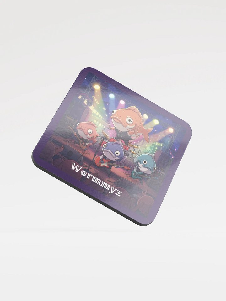 Forever Friend Wormmyz Glossed Cork Coaster product image (1)