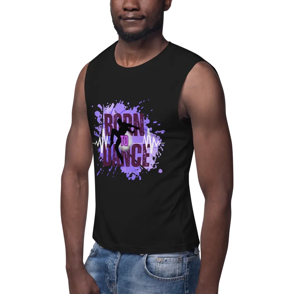 Expressive Born to Dance His Silhouette Muscle Tank product image (7)