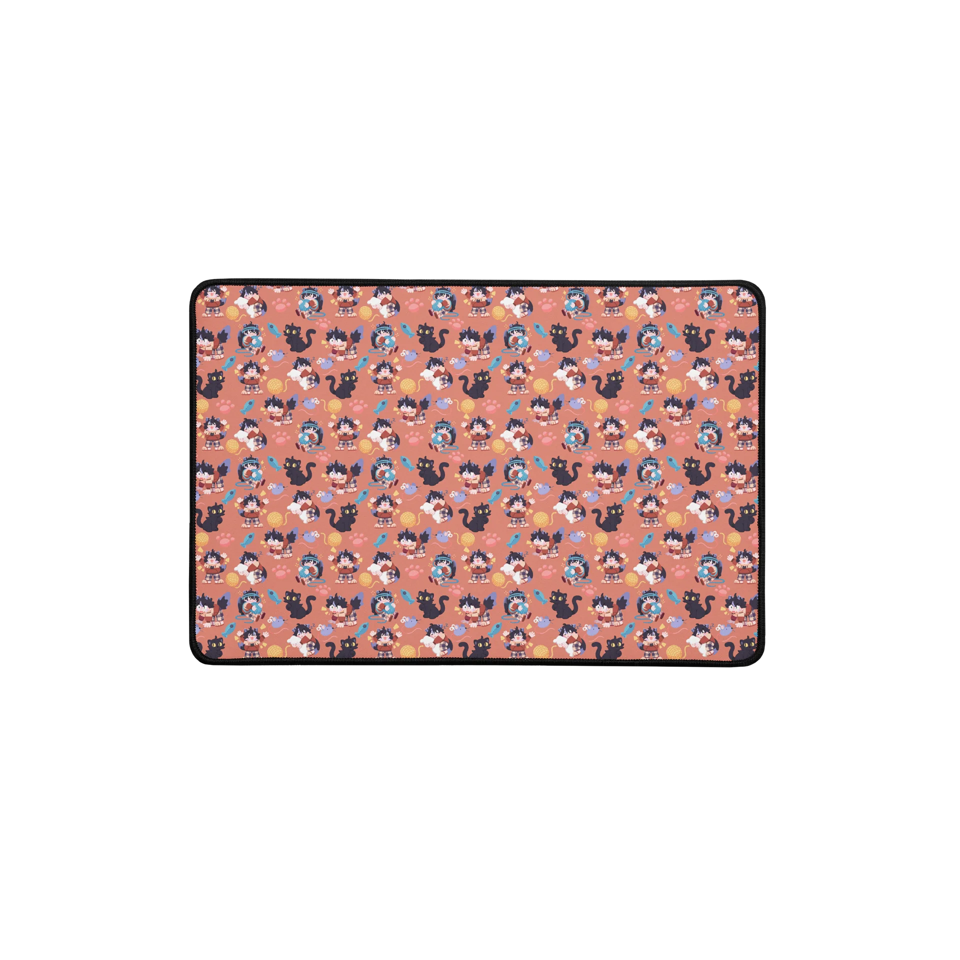 Whimsical Cat Desk Mat product image (1)