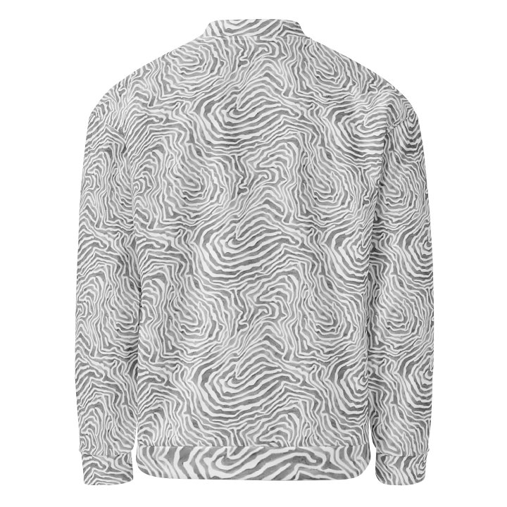Light Grey Snake Bomber Jacket product image (2)