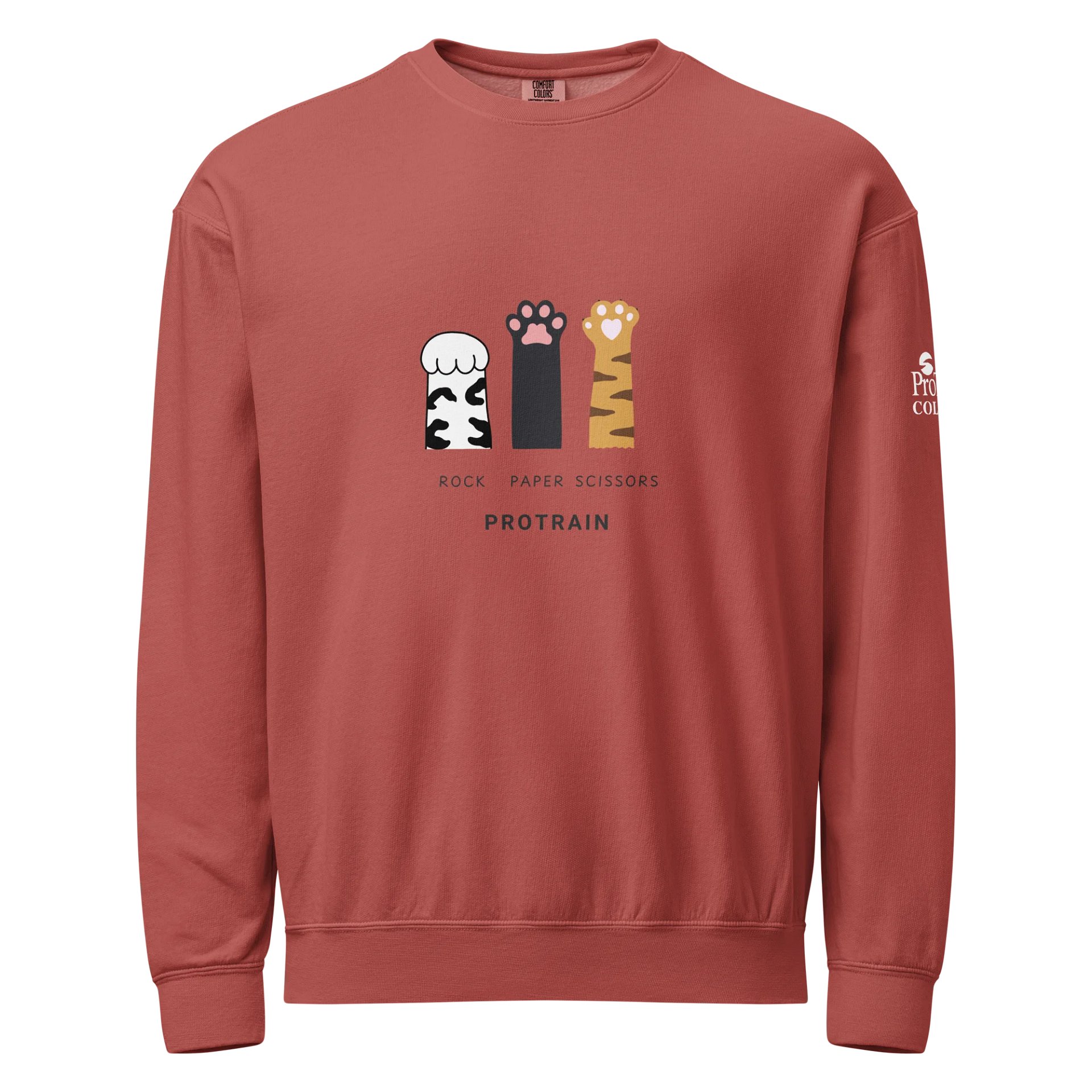 Pawsome Rock Paper Scissors Sweatshirt product image (1)