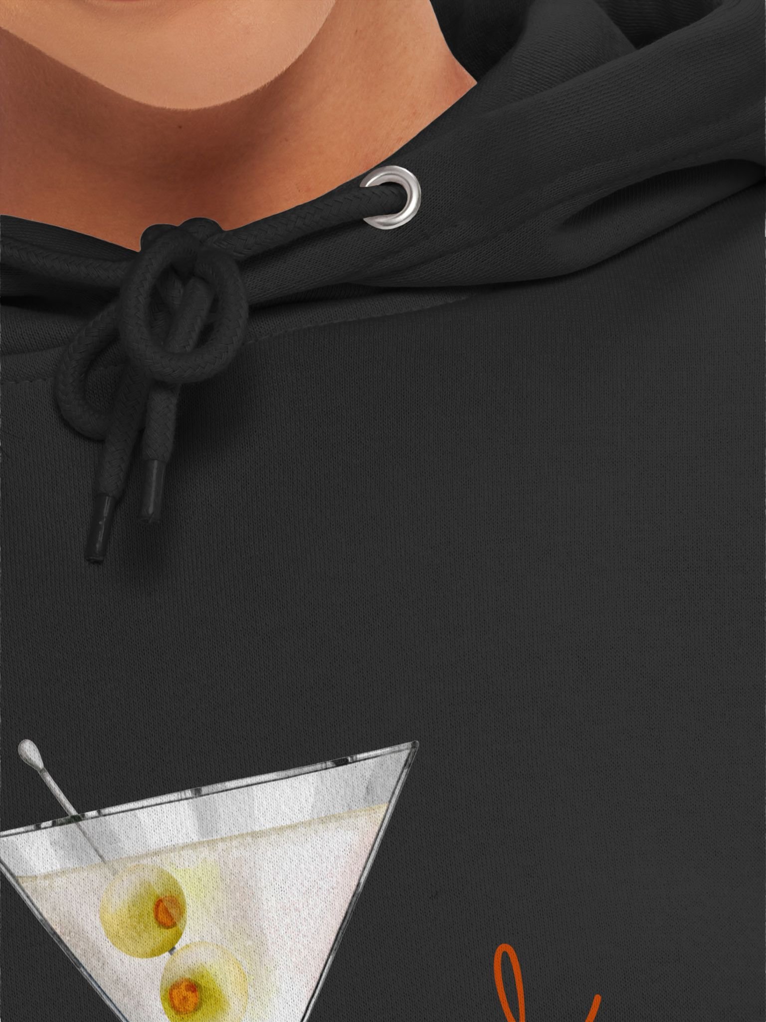 Olive Martini Cocktail Glass Hoodie product image (7)