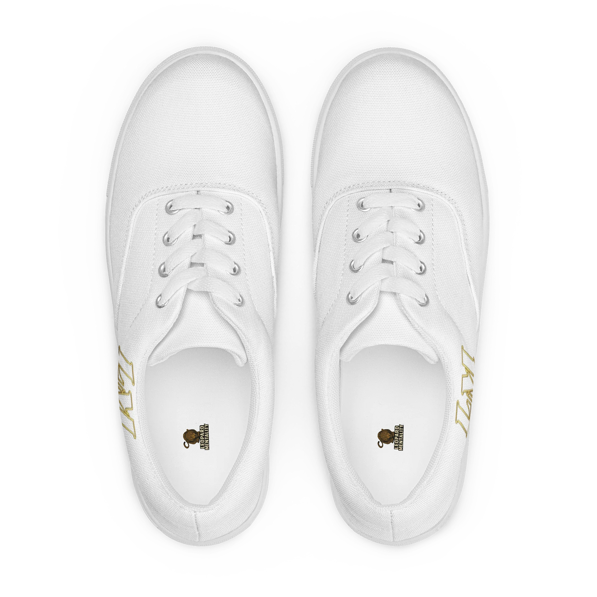 LM Origin™ Bone White Sneakers | Women's Canvas Shoes product image (2)