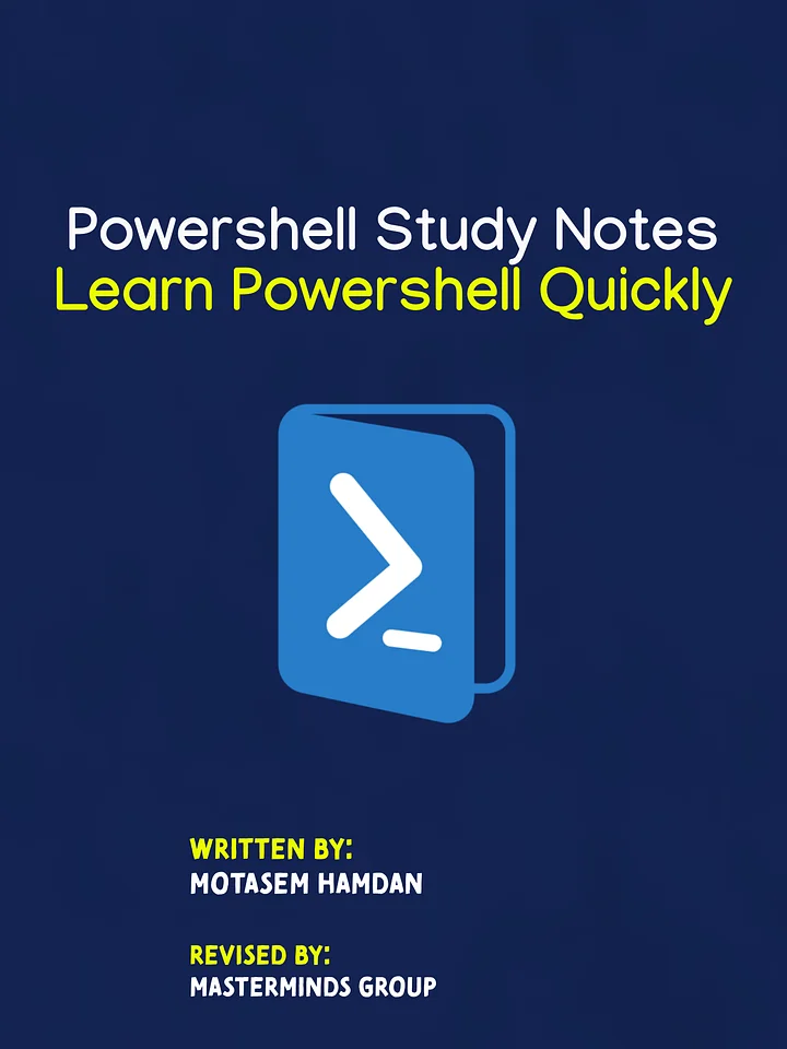 Powershell Study Notes | Learn Powershell Quickly product image (1)