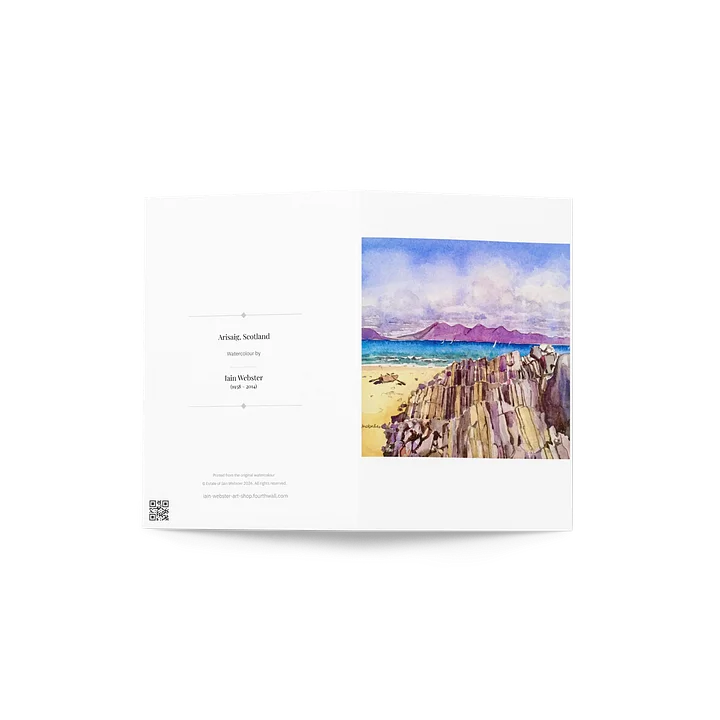 Arisaig (watercolour) - Greeting Card product image (2)