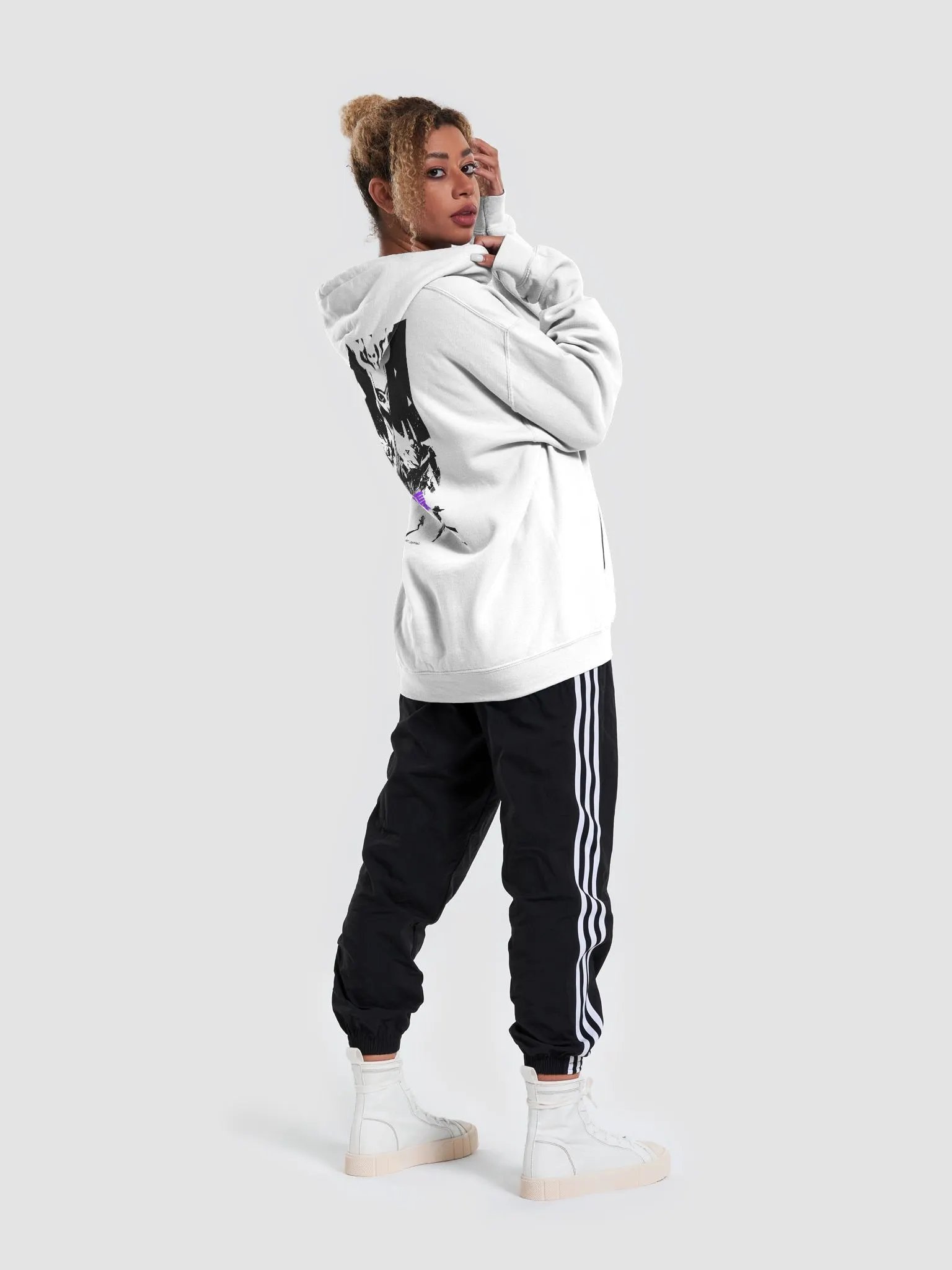 [White/Purple] Disciples of the Witness Hoodie product image (5)