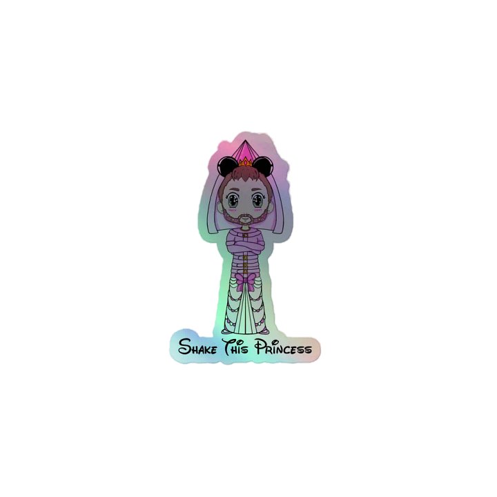 Royal Dance Princess Holographic Sticker Set product image (1)
