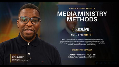 M3Live stands for Media Ministry Methods (M3) Live. It's a 2-Day Summit built specifically for those currently involved in Me...