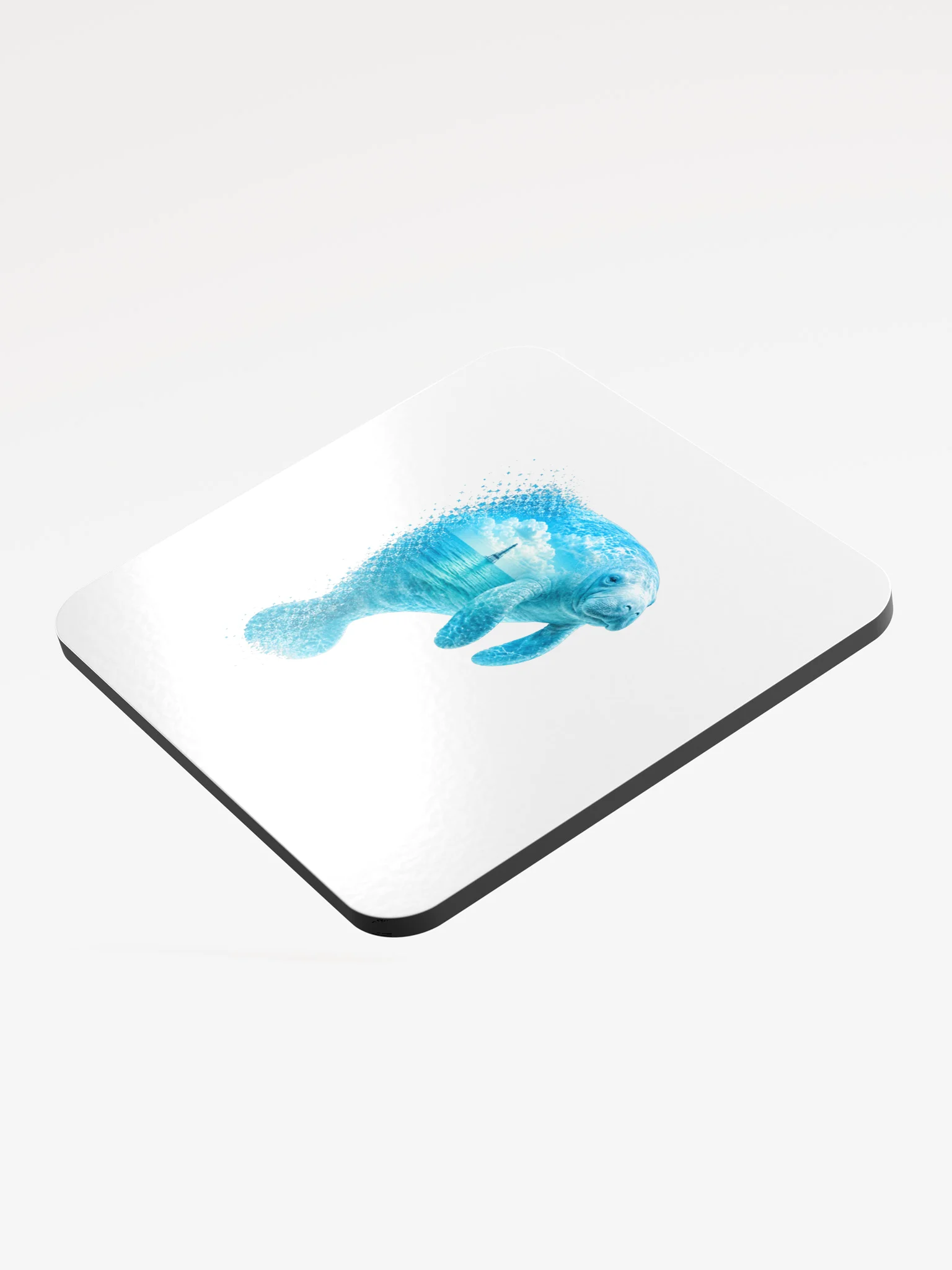 Manatee Cork Coaster - Keys Collection: Lighthouse Edition product image (3)