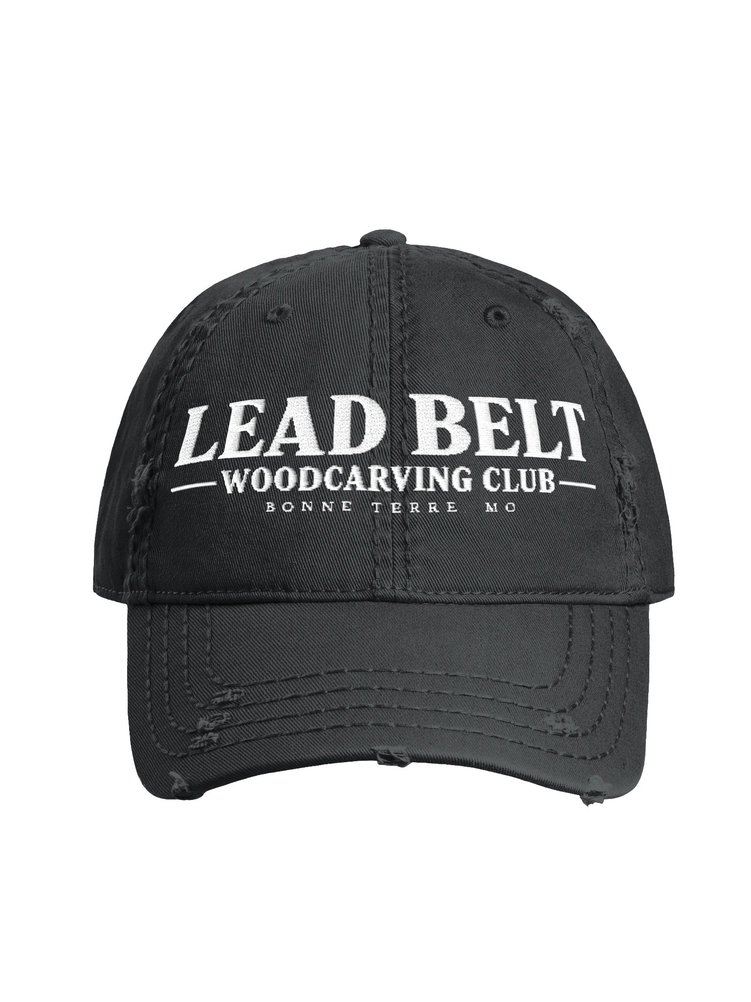 Club Hat -- Embroidered / Distressed, Dad Hat product image (1)