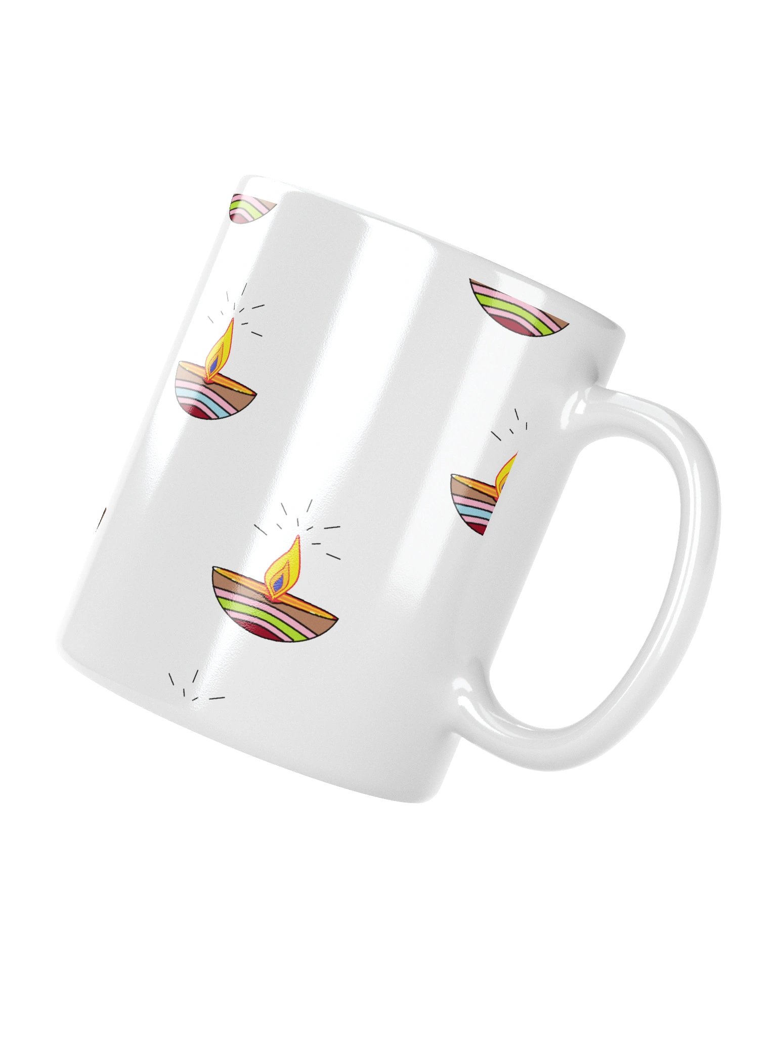 Festive Flame White Mug product image (9)