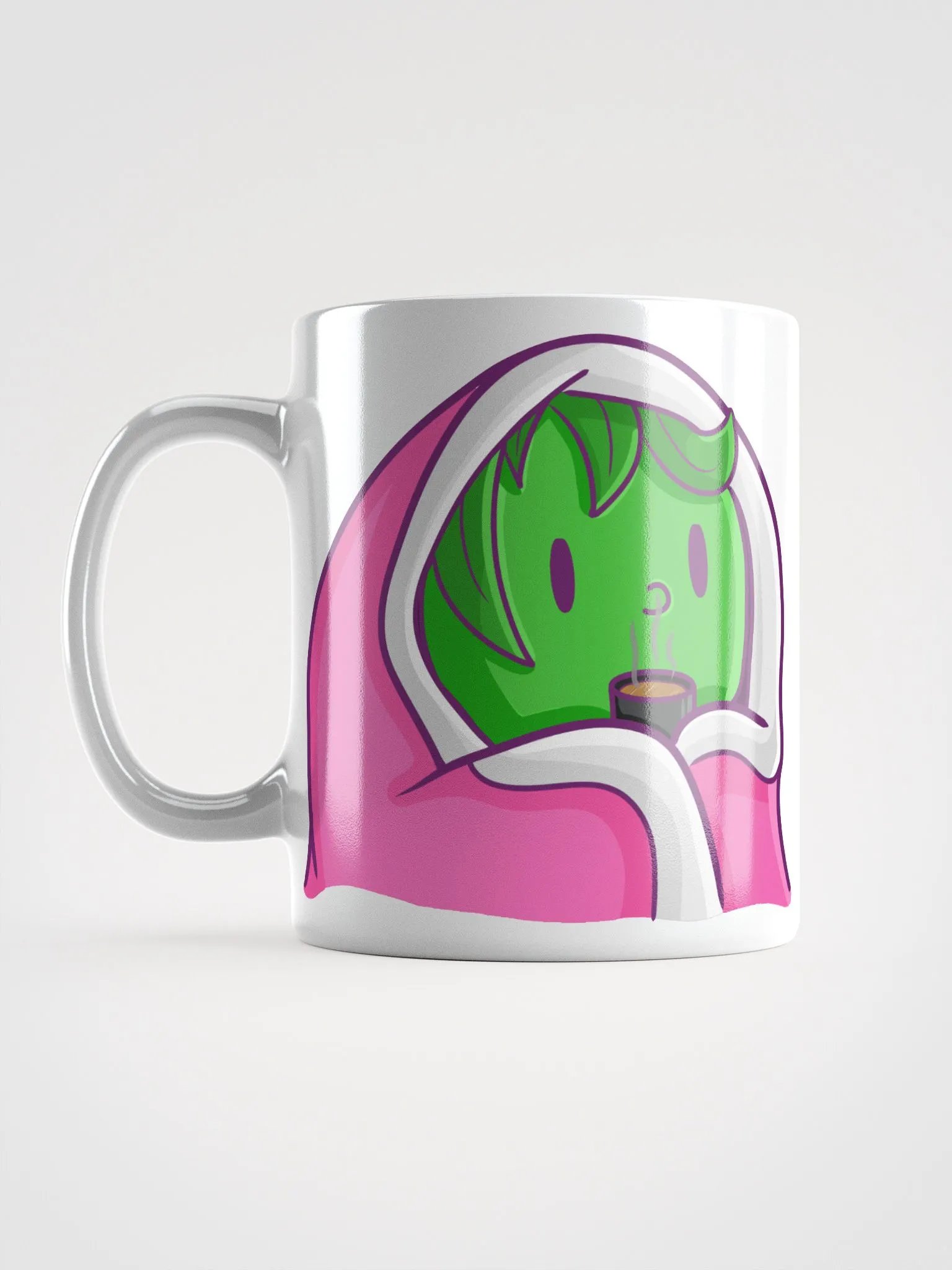 Pink Rose Cuddler Mug | Art by Duck product image (6)