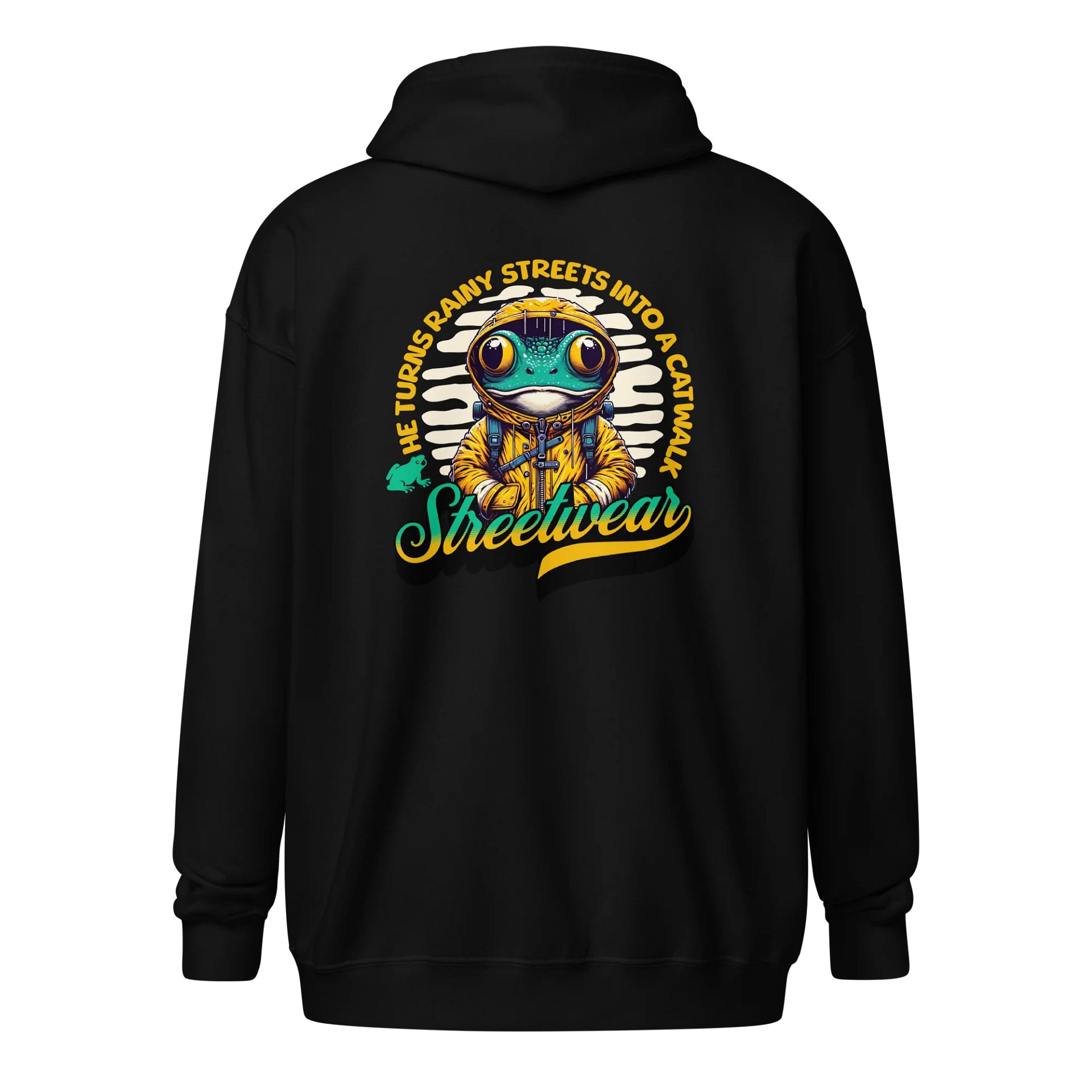 Froggy Streetwear Comfort Hoodie Rainy Fashion Cute Catwalk product image (2)