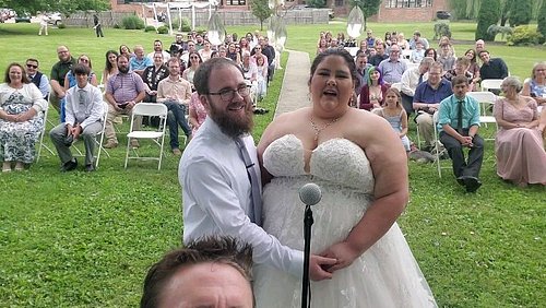 Had the honor this week of officiating my first wedding for @roo_roo2018 and @lashockc04. After being dragged back into the r...