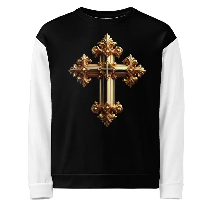 A Golden Angel and Cross - Unisex Sweatshirt #9 product image (1)