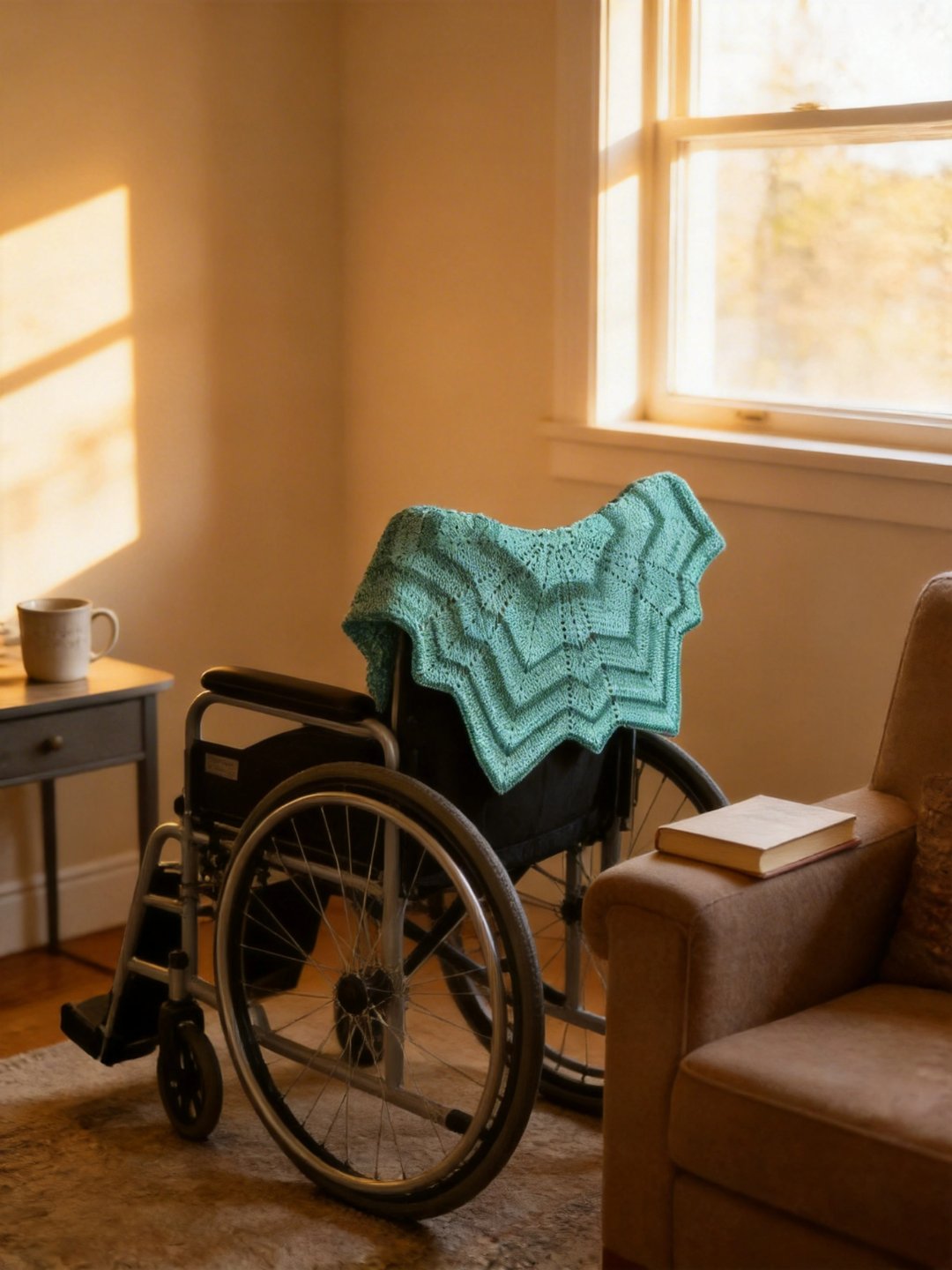 Transformation Shawl | Grief Ritual Shawl with Seven Ribbons product image (10)