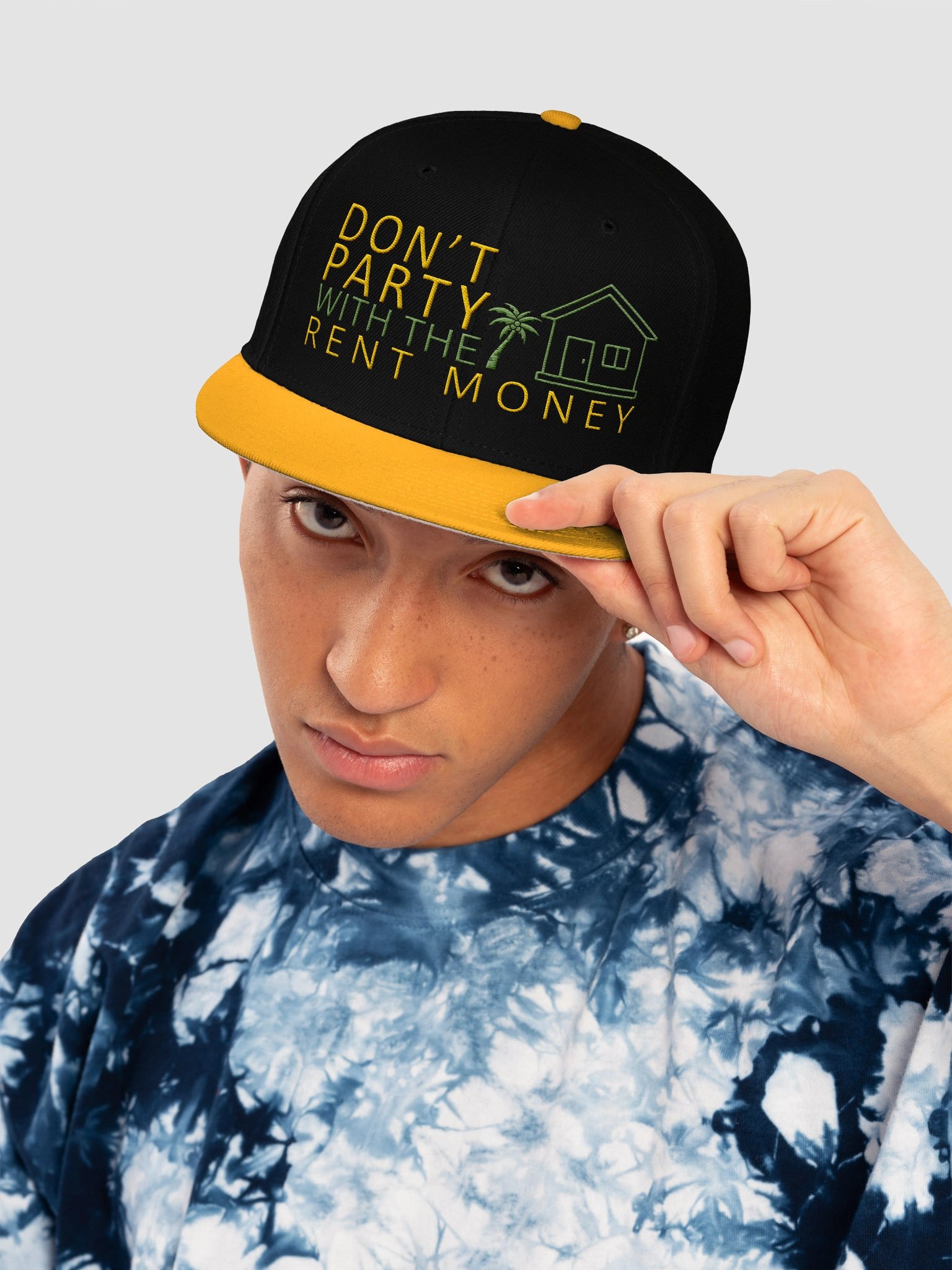 DON'T PARTY WITH THE RENT MONEY — Otto Snapback product image (15)