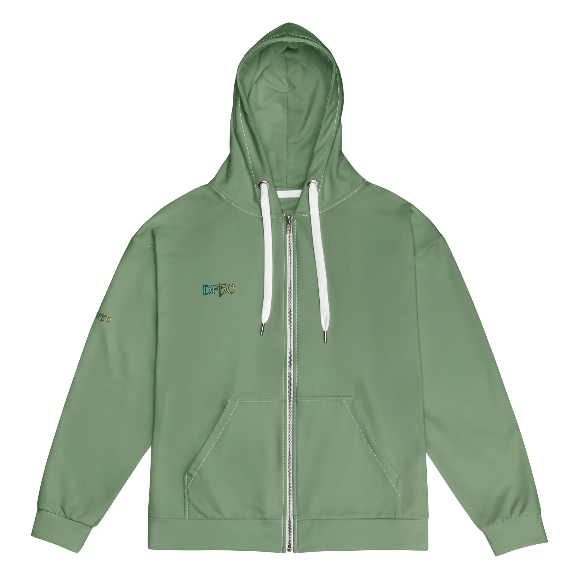 DONT FEEL 50 ODG FATIGUE ZIP HOODIE MADE WITH RECYCLED POLYESTER UNISEX product image (2)