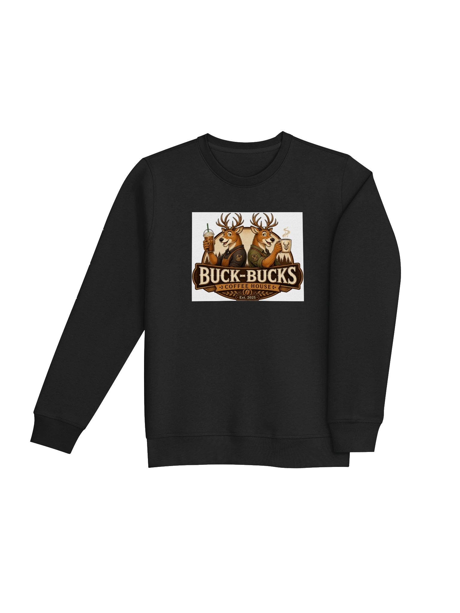 Buck-Bucks Coffee Sweat Shirt product image (4)