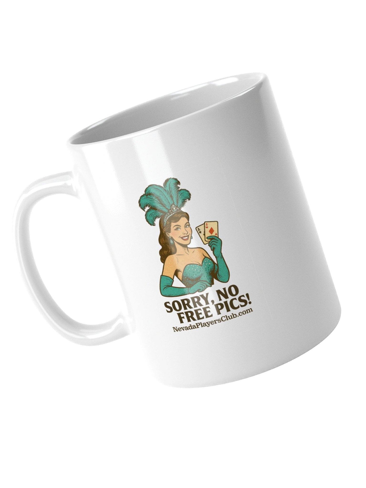 White Sorry No Pics Mug - Greensleeves Edition product image (10)