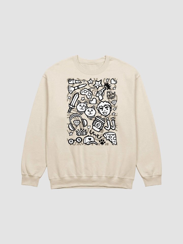 J-Doodle Sweatshirt (Sand) product image (2)