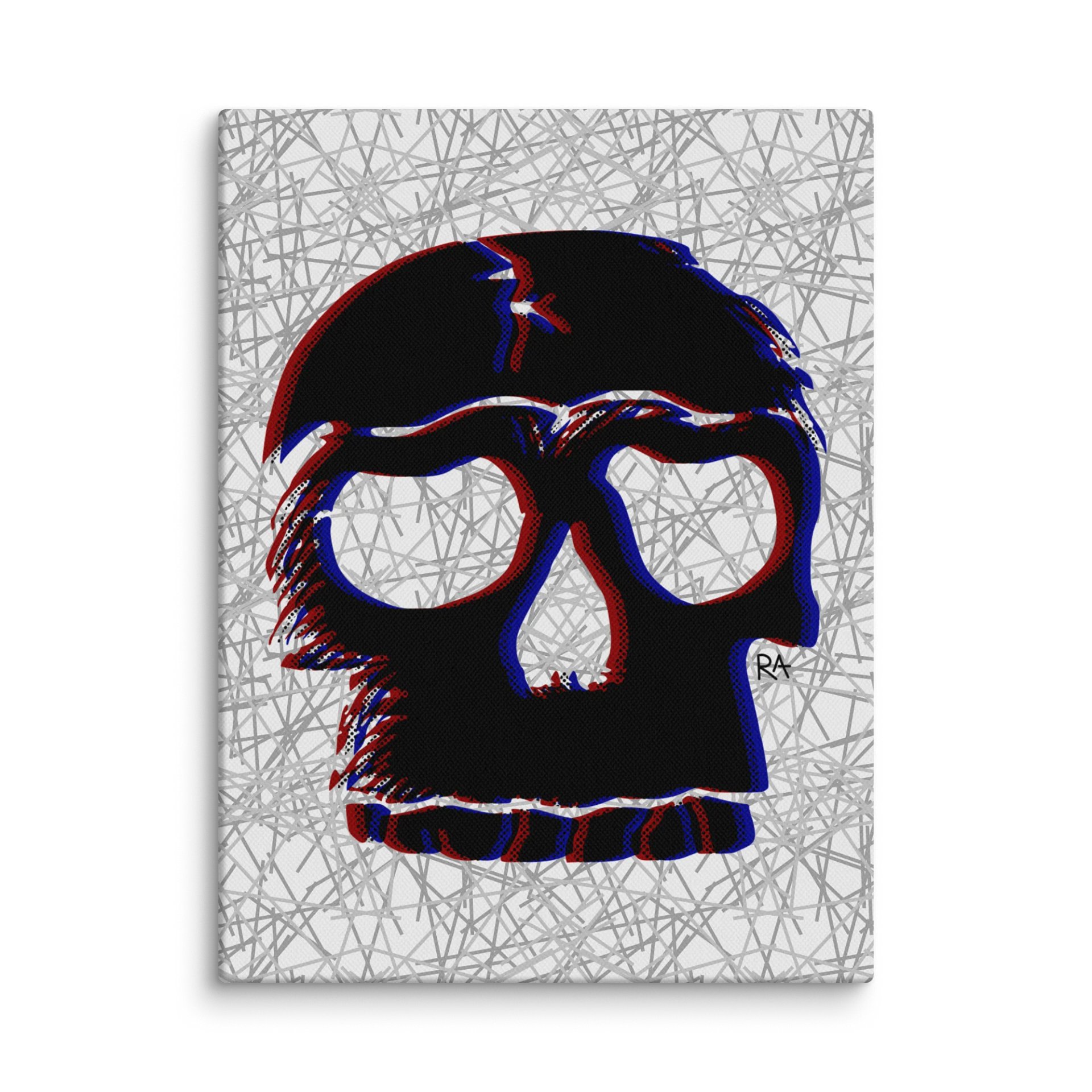 Double Exposure Skull - Canvas Print product image (1)