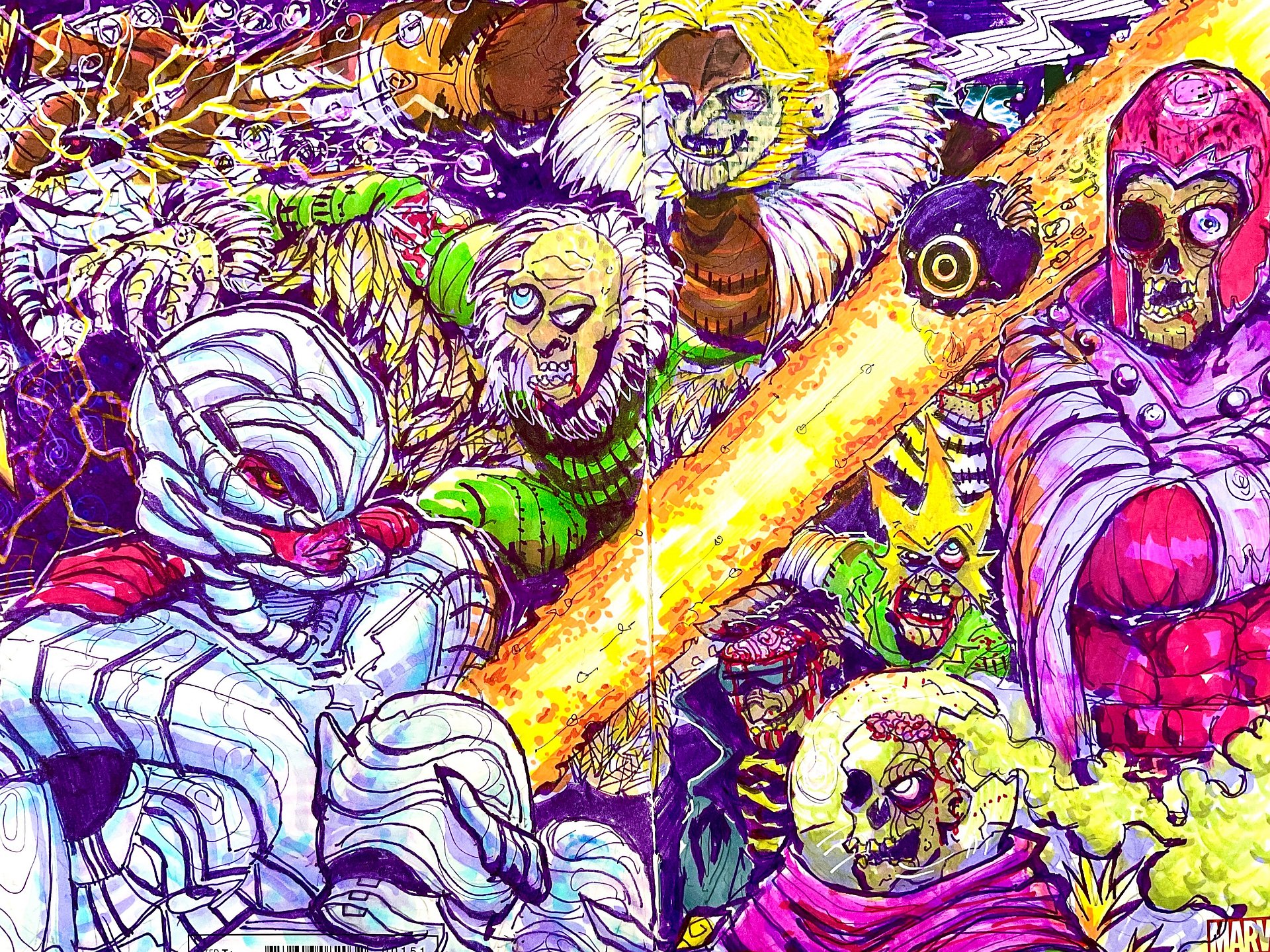 Age of Ultron vs Marvel Zombies - Original Artwork product image (3)