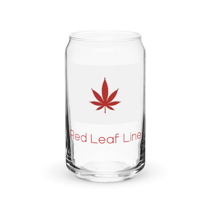 Red Leaf Line Can-Shaped Glasses product image (2)