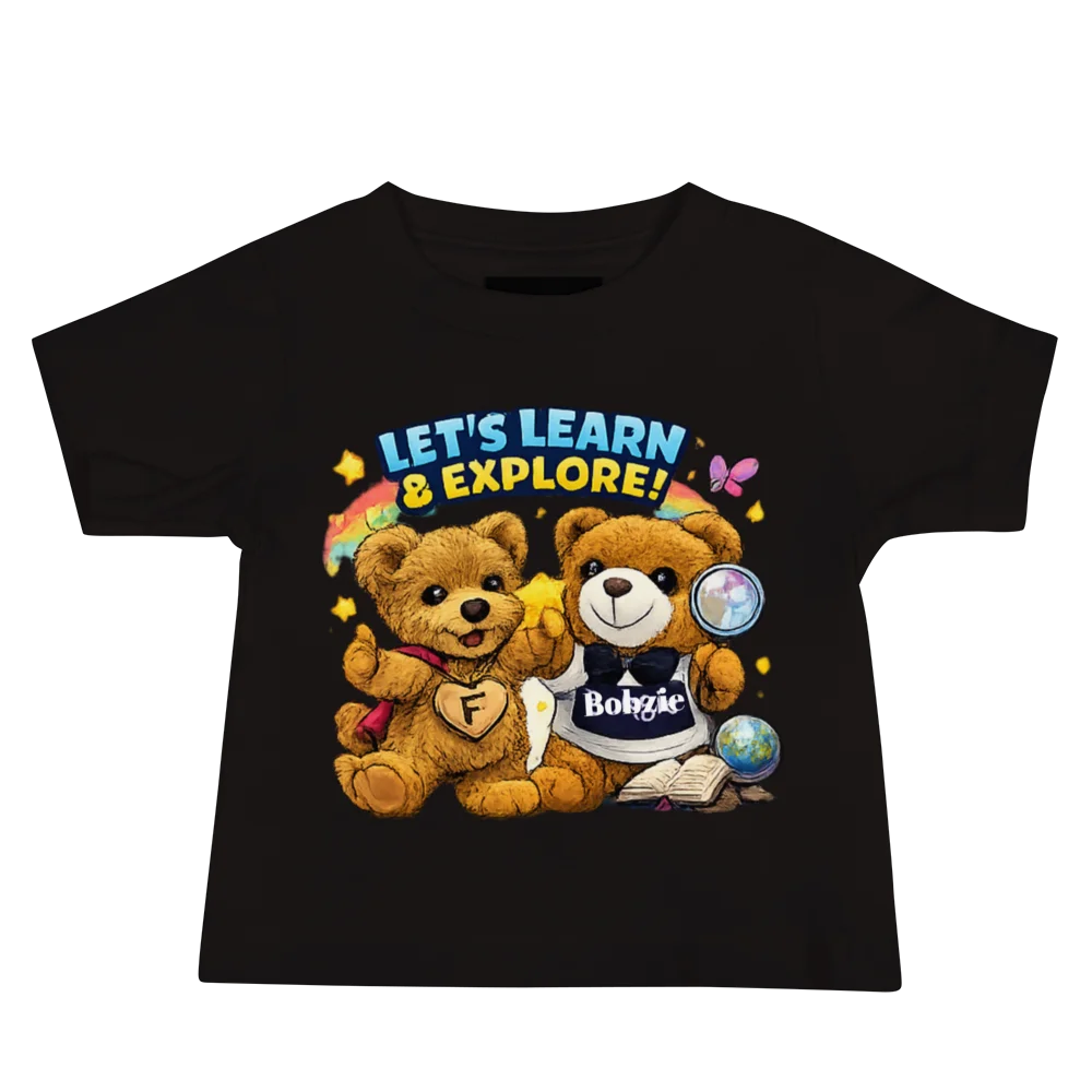 Brave Heart Club Baby Tee – Learn & Explore by FayzieBobs product image (2)