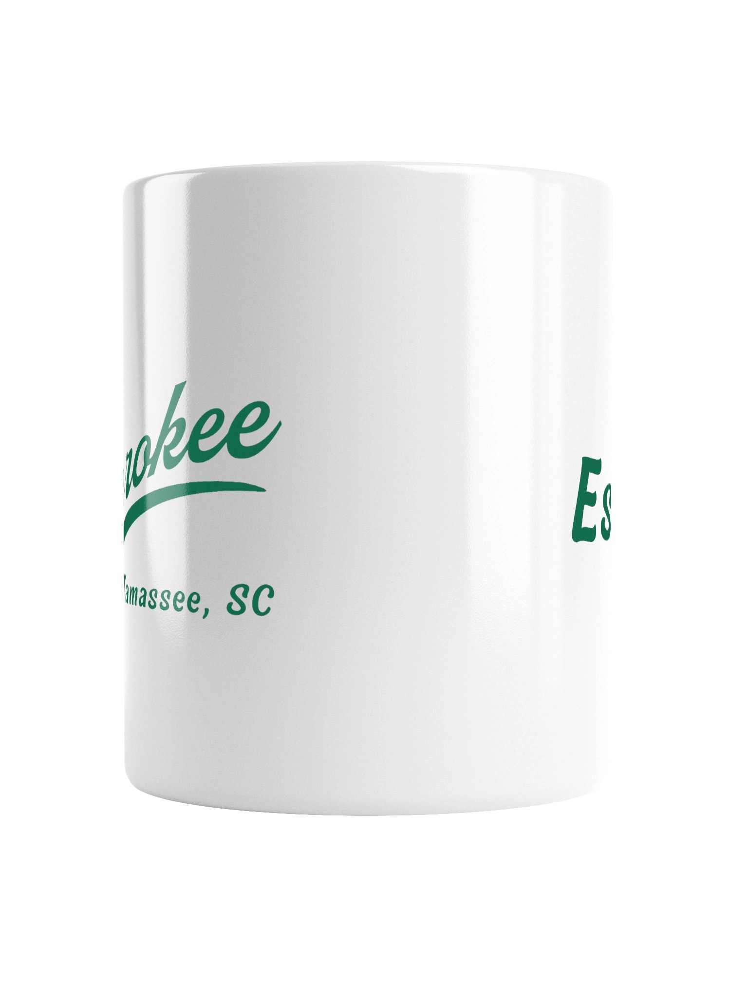 Lake Cherokee Ceramic Mug (Green Swoosh) product image (4)