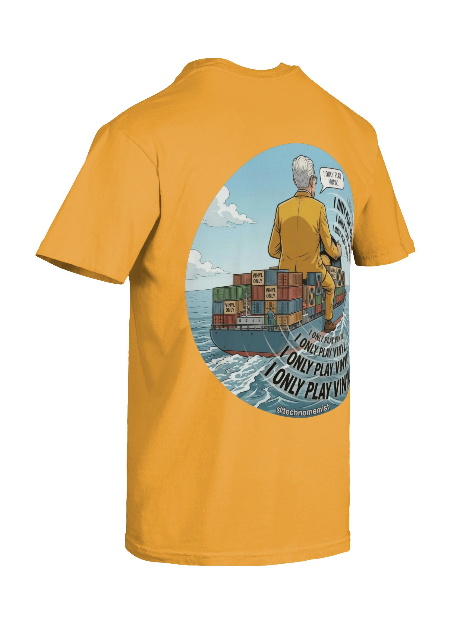 I Only Play Vinyl! Double Sided Shirt product image (9)