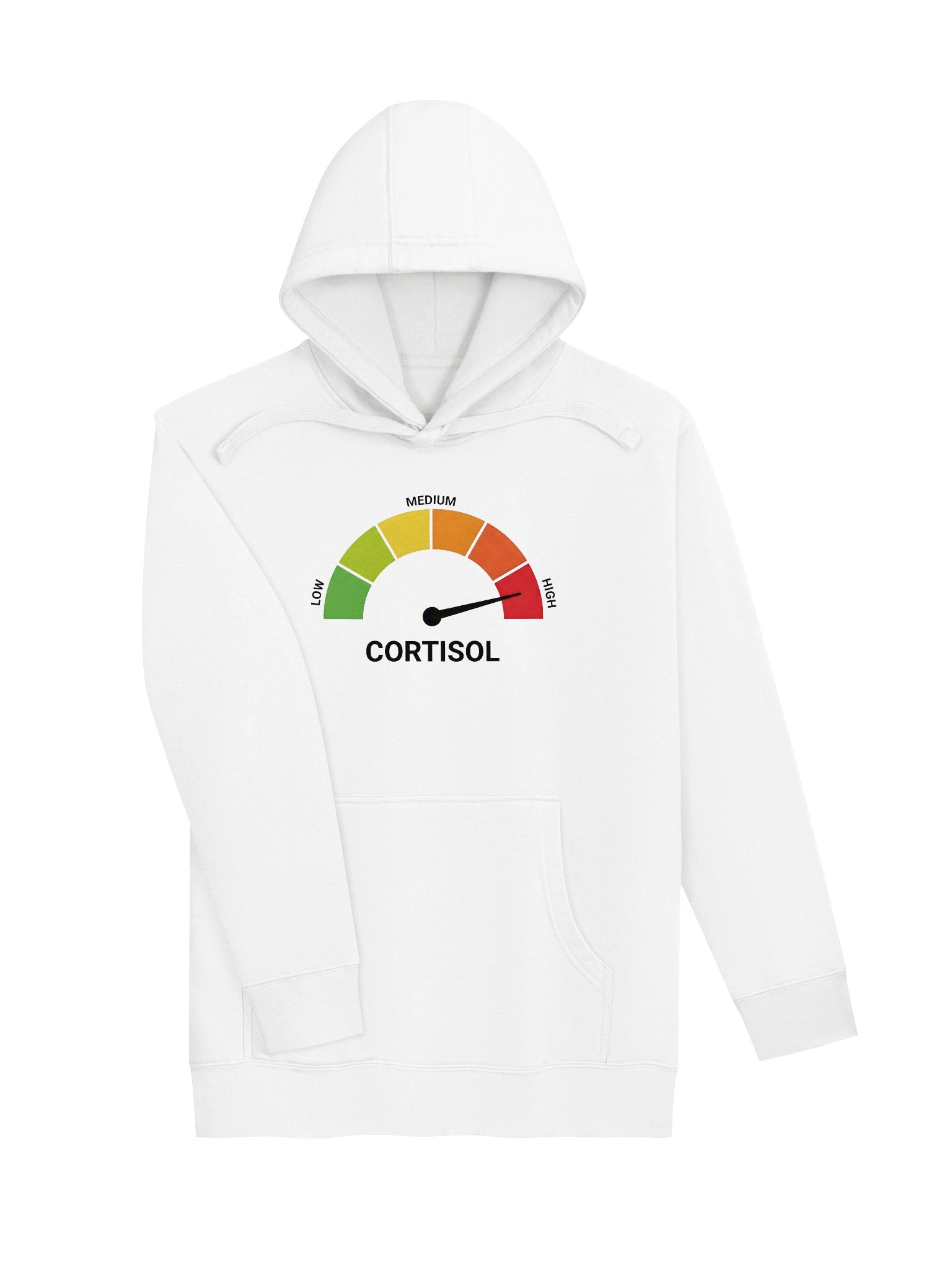 High Cortisol Premium Hoodie White product image (3)