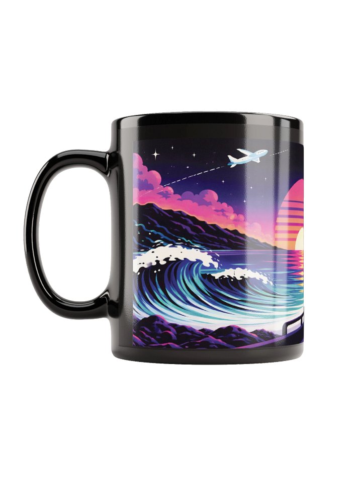 SUNSET WAVES RETRO MUG product image (1)