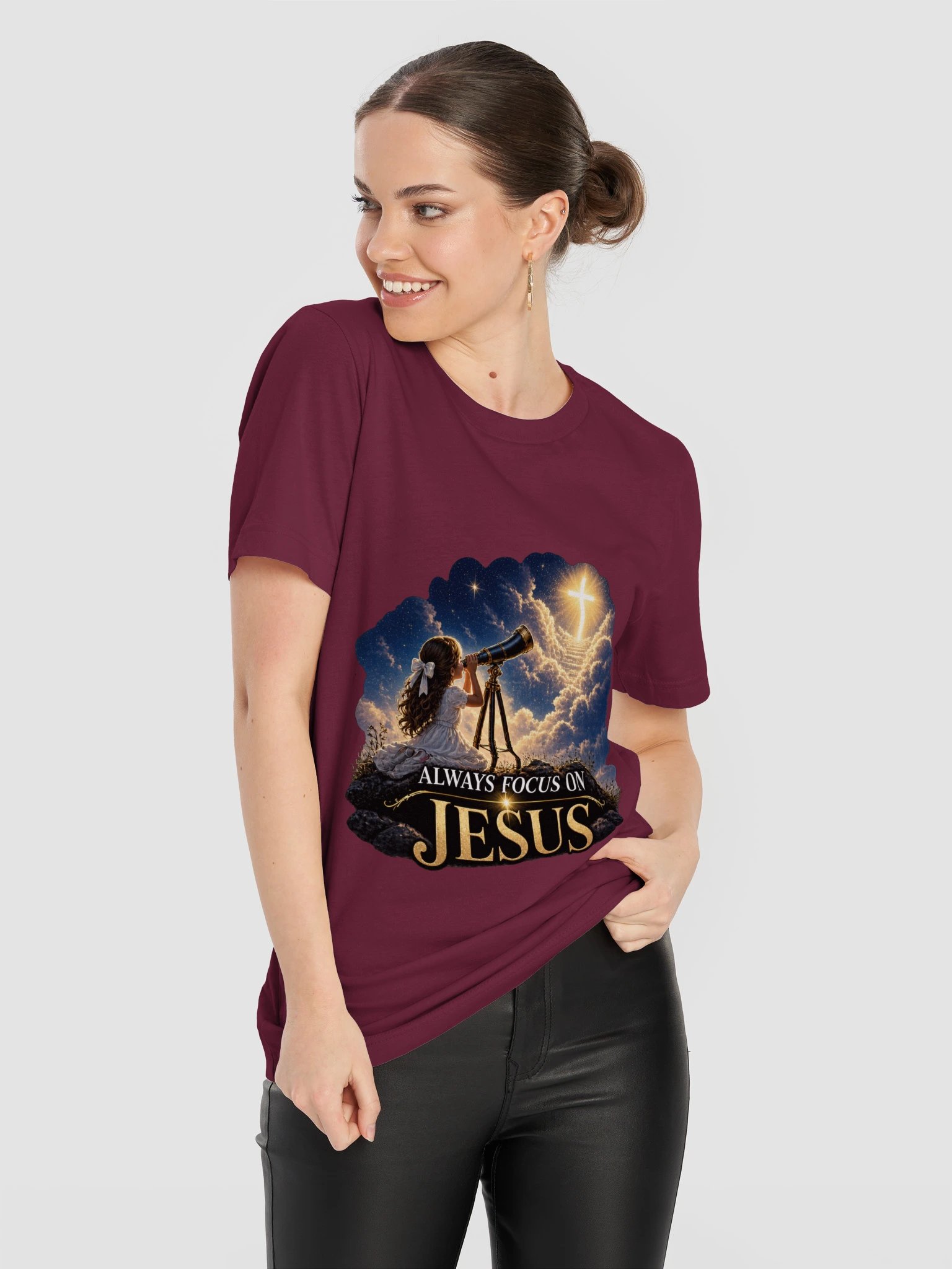 Always Focus on Jesus / Jesus Is the Answer Unisex T-Shirt product image (95)