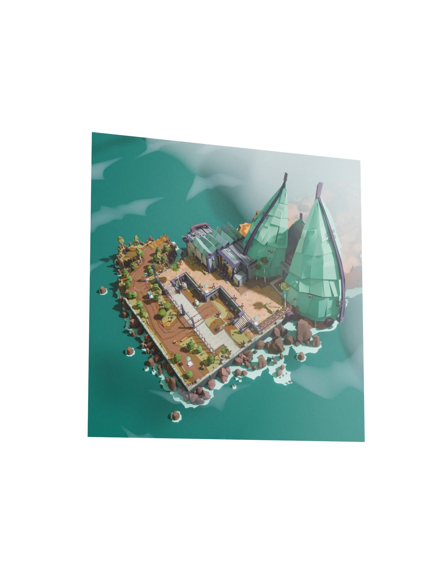Fortress Island — Art Print product image (3)