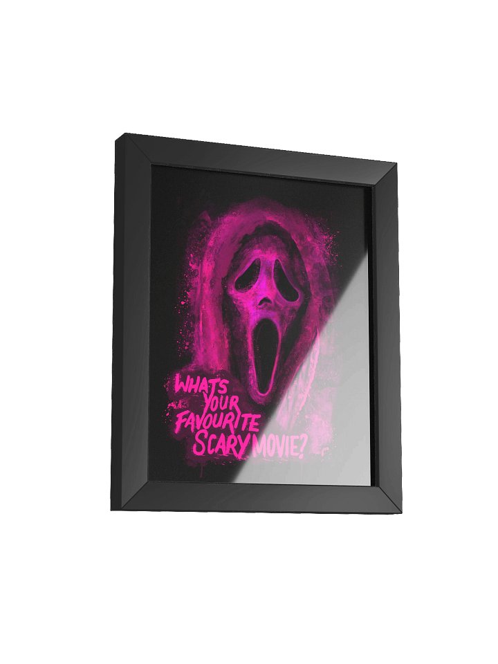 BLK Framed Ghost Face Print (Pink) product image (2)