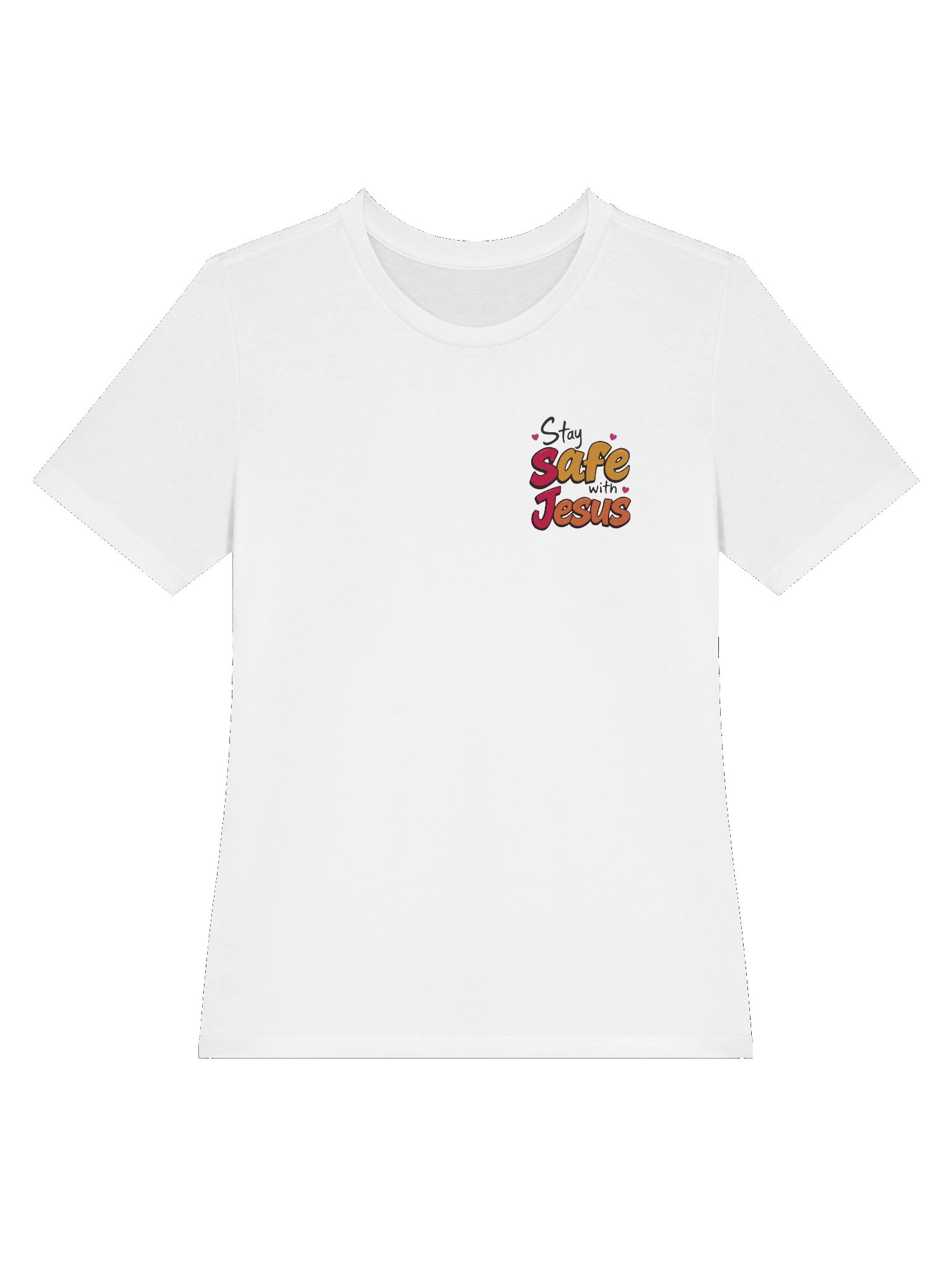 Heartfelt Stay Safe with Jesus Supersoft T-shirt product image (4)