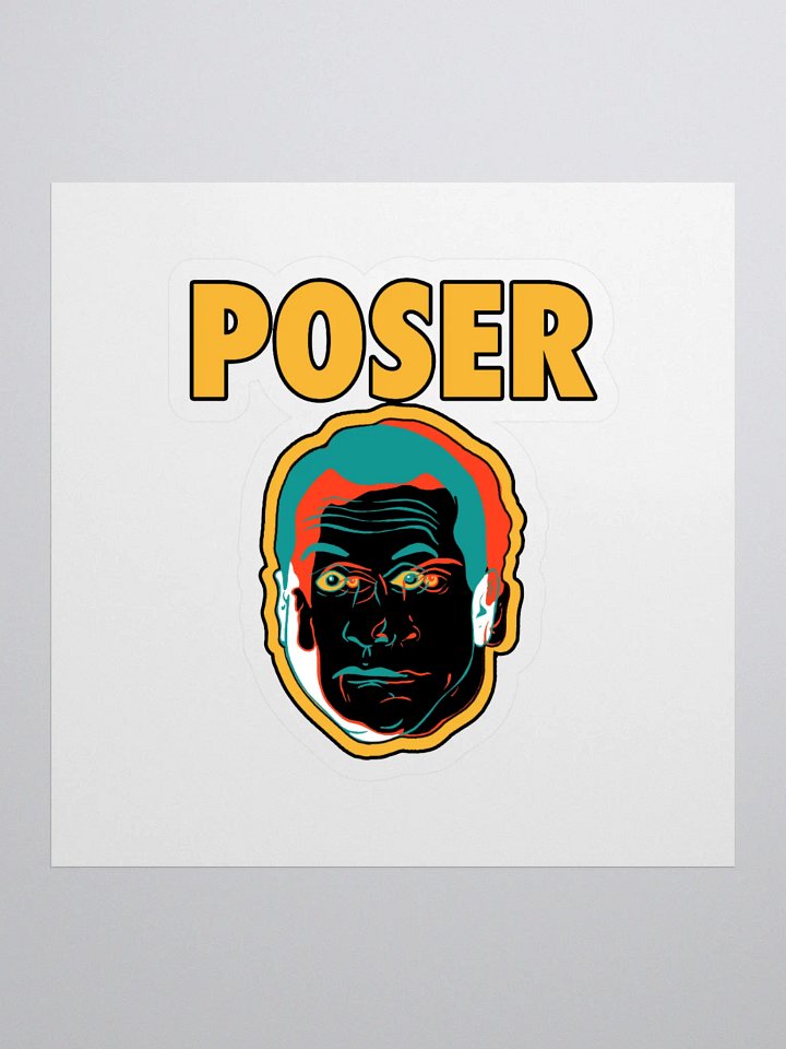 Poser Members Only Sticker product image (1)