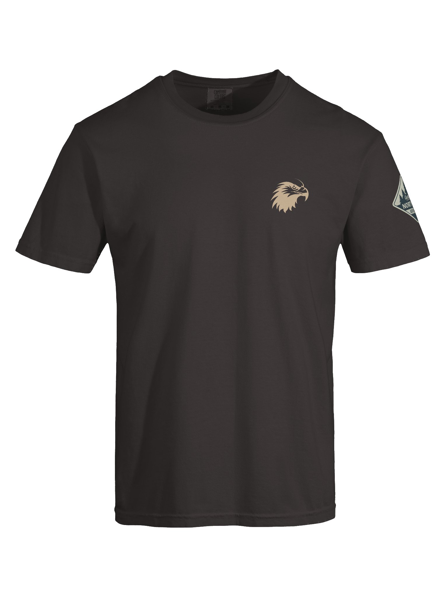 Freedom Found in the Wild – Patriotic Eagle Northwoods T-Shirt product image (5)