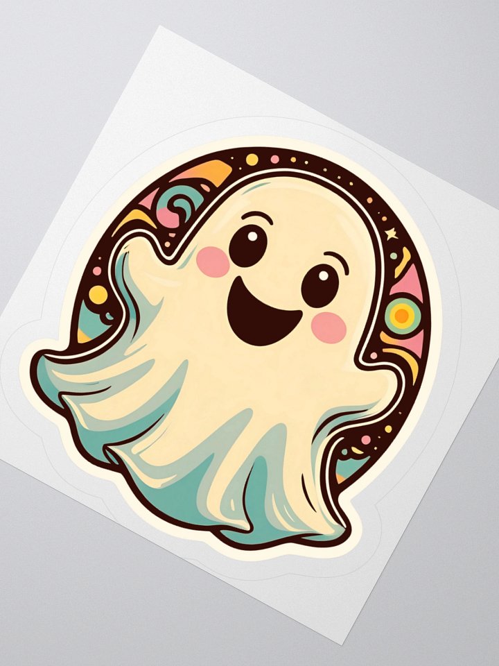 Whimsical Ghost Kiss Cut Stickers product image (5)