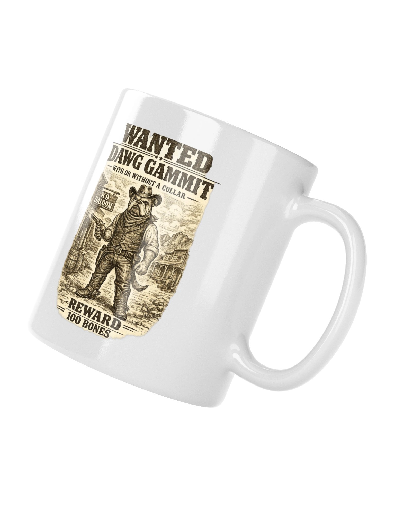 DAWG GAMMIT™ WANTED Bulldawg Mug product image (4)