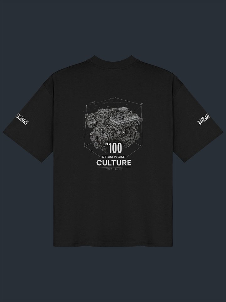 100 Ottani Please!™ Oversized Unisex Racing Streetwear Graphic T-Shirt | Grid Start Edition product image (1)